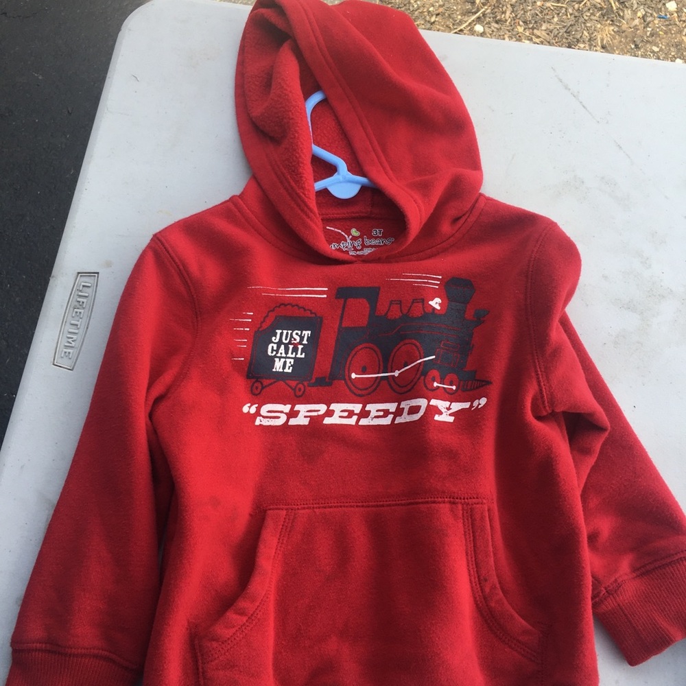 Toddler train hoodie